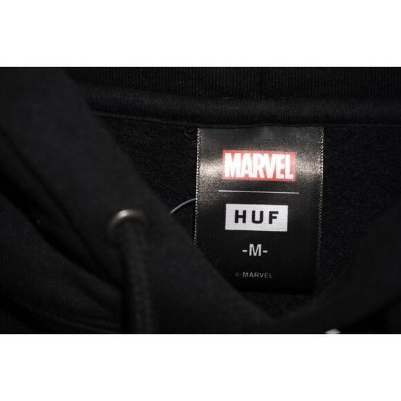 HUF x The Incredible Hulk Triple Triangle Hoodie – Black M - Picture 3 of 5